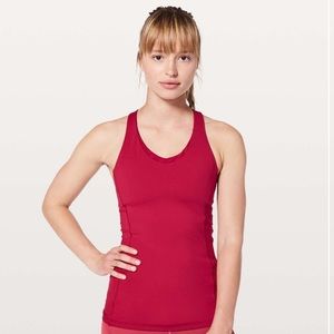 NWOT Lululemon Red Stash N Run Tank Sz 6